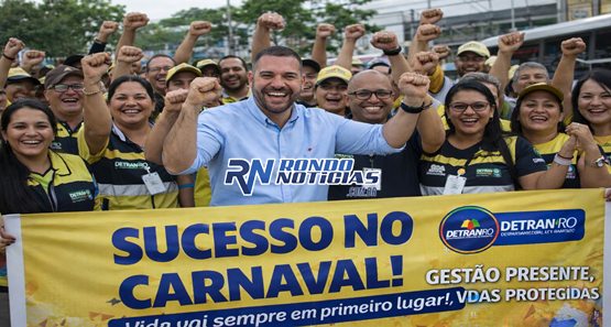 Detran celebra carnaval seguro e o sucesso do 'Bloco da Conscientização' em Rondônia