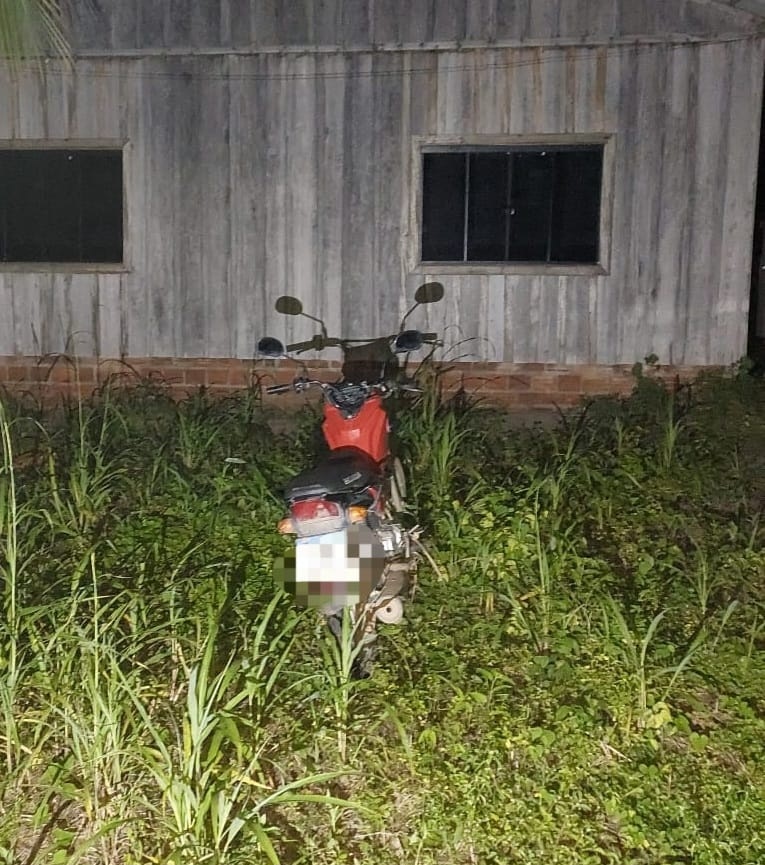 Polícia Militar recupera moto furtada em Nova Dimensão após buscas em Nova Mamoré