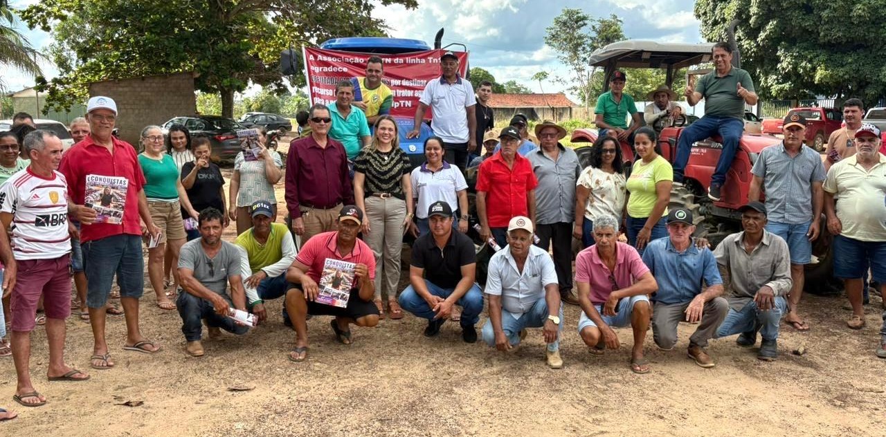 Deputada Cláudia de Jesus destina R$ 360 mil para aquisição de trator em Urupá
