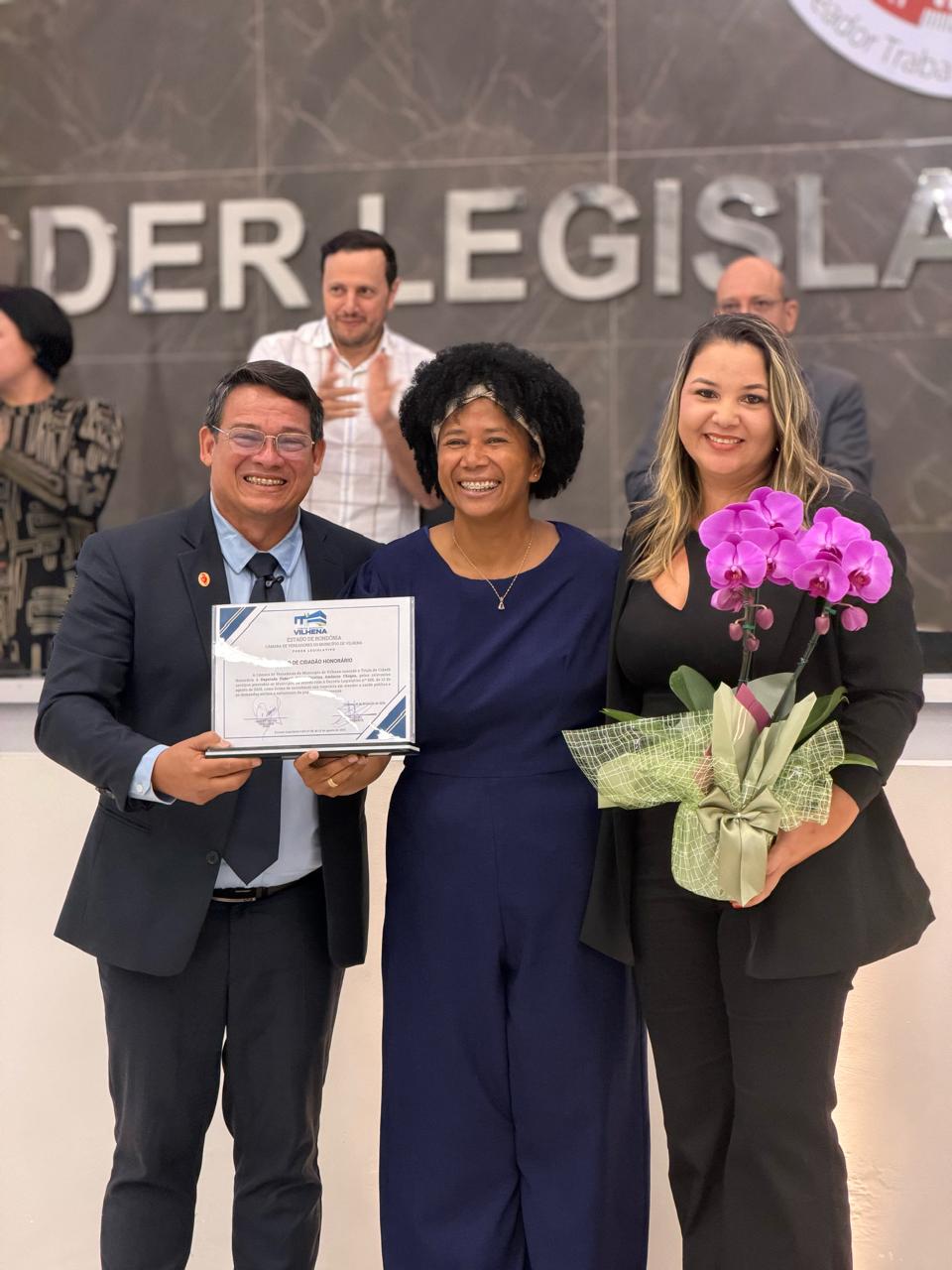 Deputada federal Sílvia Cristina recebe o título de cidadã honorária de Vilhena