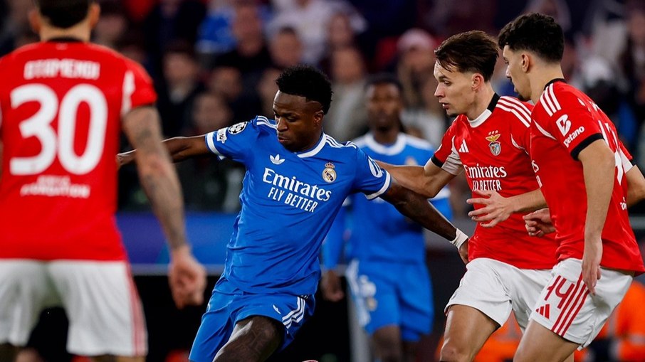 Vini Jr. revê Benfica após caso de racismo; saiba onde assistir
