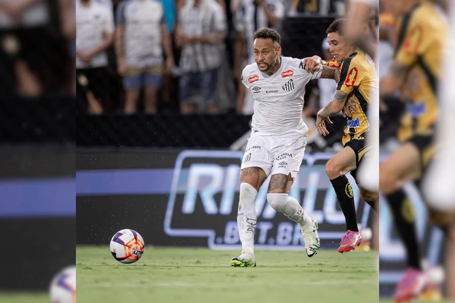 Com Neymar e sem Gabigol, Santos é escalado para jogo contra o Vasco