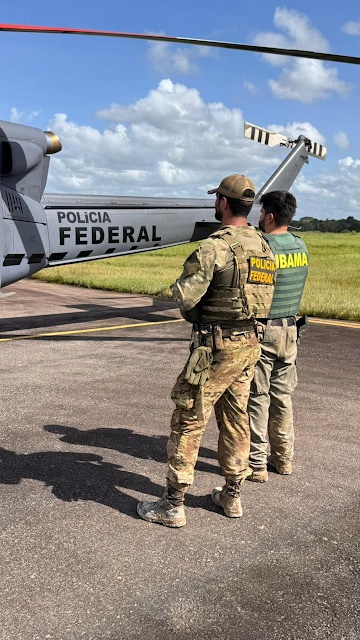 Operação da PF e do Ibama atinge garimpo ilegal na Terra Indígena Sete de Setembro