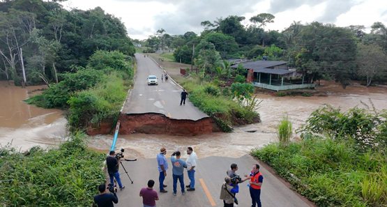 Acesso alternativo é feito na estrada de Santo Antônio pela Prefeitura
