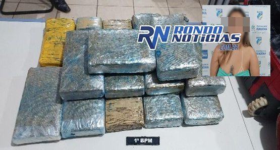  Jovem de 16 anos é detida com 16 tabletes de droga na rodoviária da capital