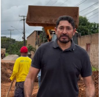 Márcio Pacele garante início de obra de drenagem no bairro Socialista após destinação de emenda