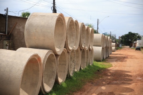 Bairro Industrial recebe obras de drenagem profunda da prefeitura de Porto Velho