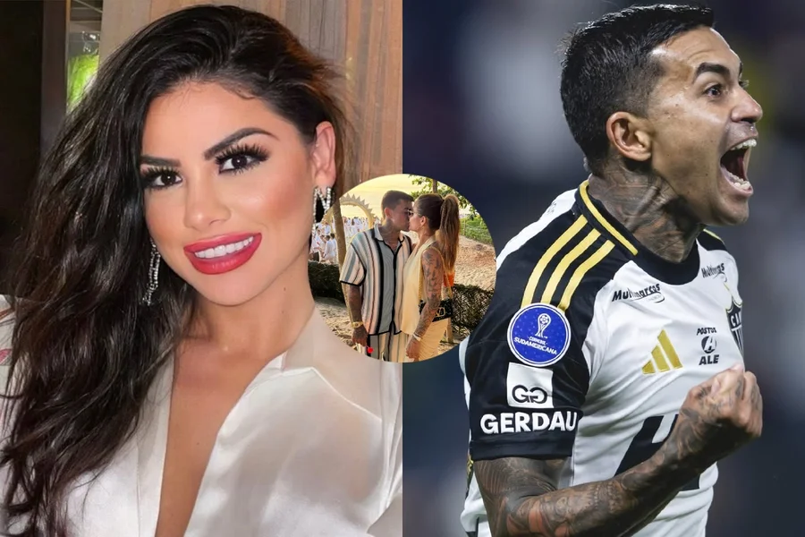 Influencer detalha relação com Dudu, do Atletico-MG e diz que esposa sabe: “Trisal”

