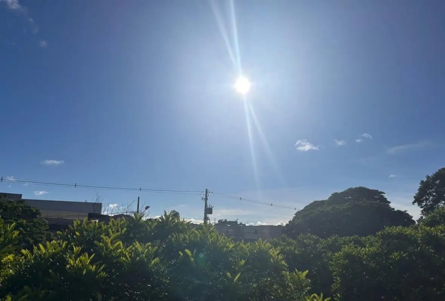 Calor de até 35°C e pancadas de chuva marcam a terça-feira em Rondônia