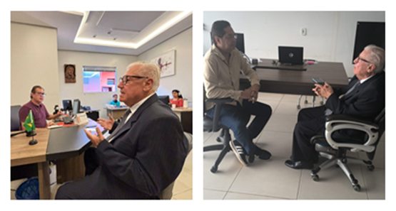 Amir Lando percorre percorre redações de Rondônia anunciando pré-candidatura à Câmara Federal