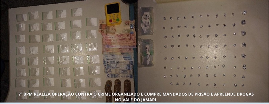 Operação da Polícia Militar resulta em prisões e apreensão de drogas no Vale do Jamari