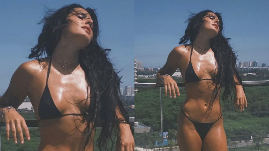 Cantora Ana Castela surge de biquíni em varanda de hotel na Barra Olímpica: “Belíssima”
