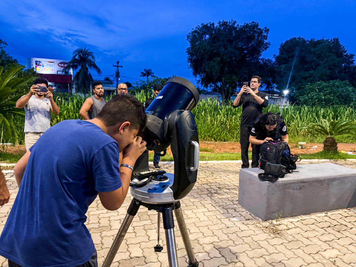 Crateras na lua poderão ser observadas em Porto Velho durante evento
