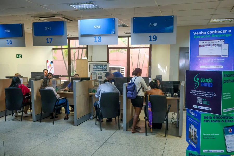 Rondônia mantém uma das menores taxas de desemprego do Brasil