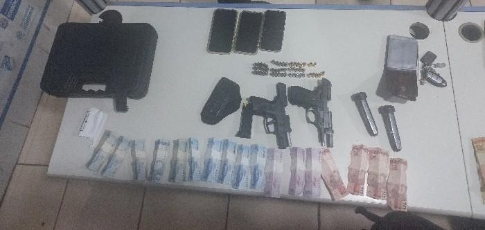 PM apreende armas e munições durante abordagem na zona leste de Porto Velho