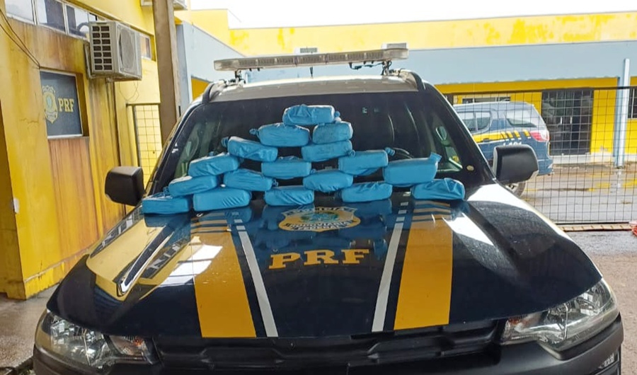 PRF em Rondônia apreende mais de 20 KG de entorpecentes em Ji-Paraná