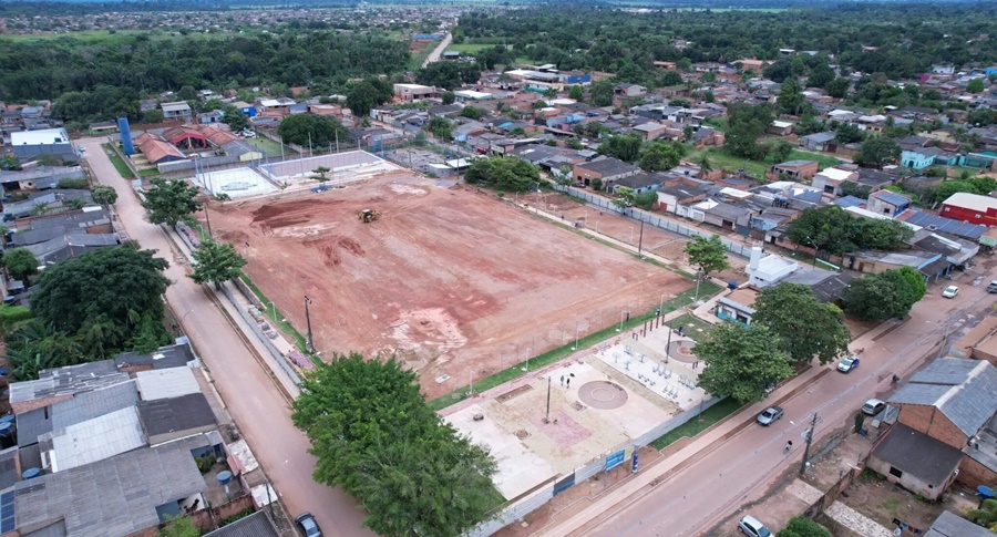 Obra no Cedel do Jardim Santana realizada pelo governo avança e garante espaço mais moderno