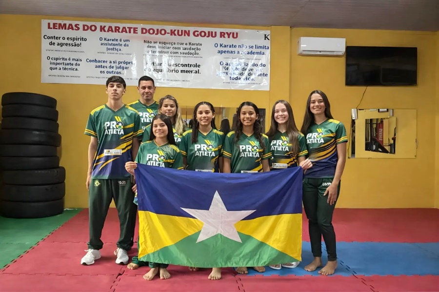 Atletas de RO representam o Brasil no Campeonato Mundial de Karatê WKA 2026 na Europa