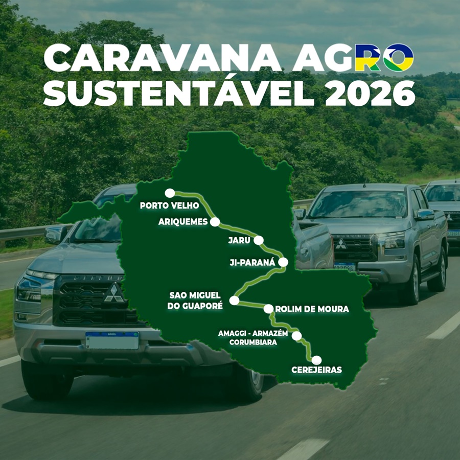 Interessados devem fazer a inscrição para integrar a Caravana Agro Sustentável RO 2026