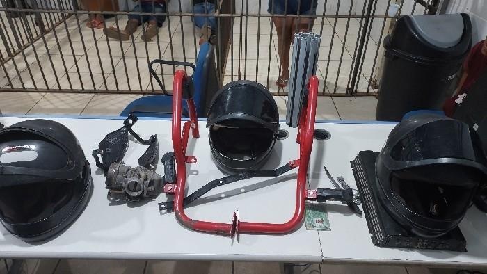 Suspeito é preso após anunciar peças furtadas de motocicleta por aplicativo em Porto Velho