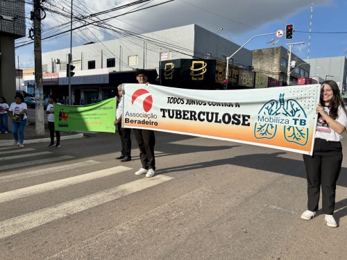 Ação de conscientização sobre tuberculose é realizada em Porto Velho