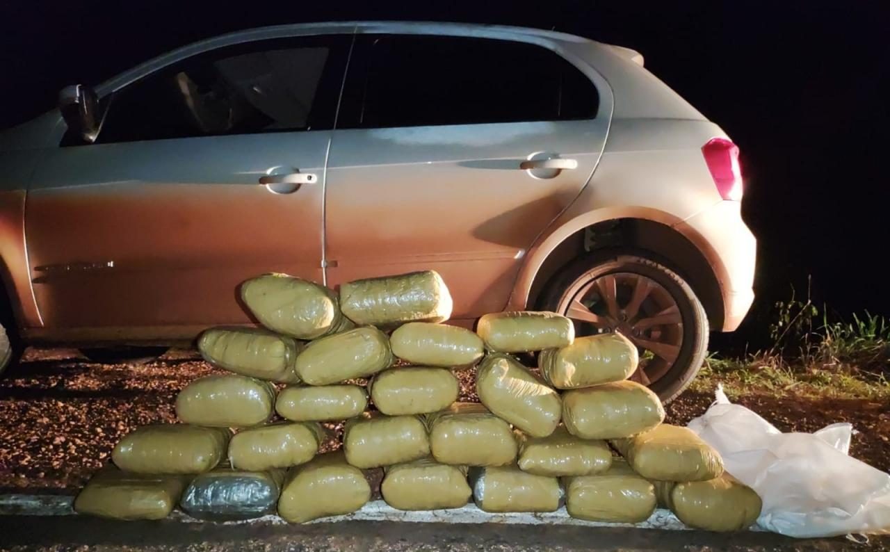 PM apreende mais de 24 kg de droga e prende suspeito por tráfico 
