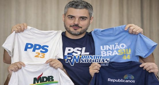 Thiago Flores troca de partido mais uma vez e segue em busca de abrigo político
