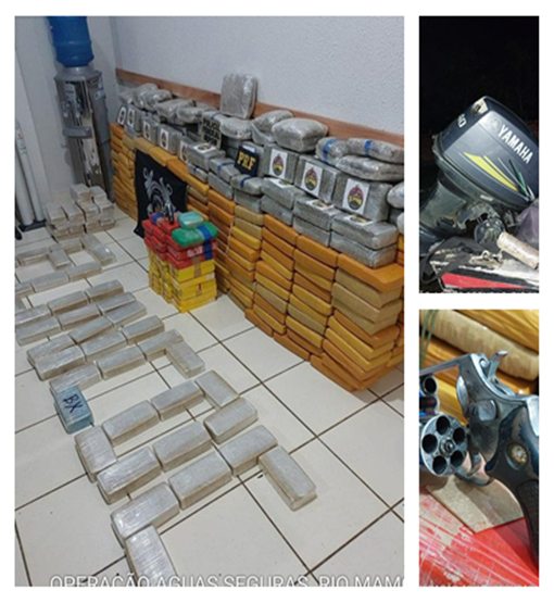 Rio Madeira expõe rota do narcotráfico e operação intercepta carregamento pesado de drogas