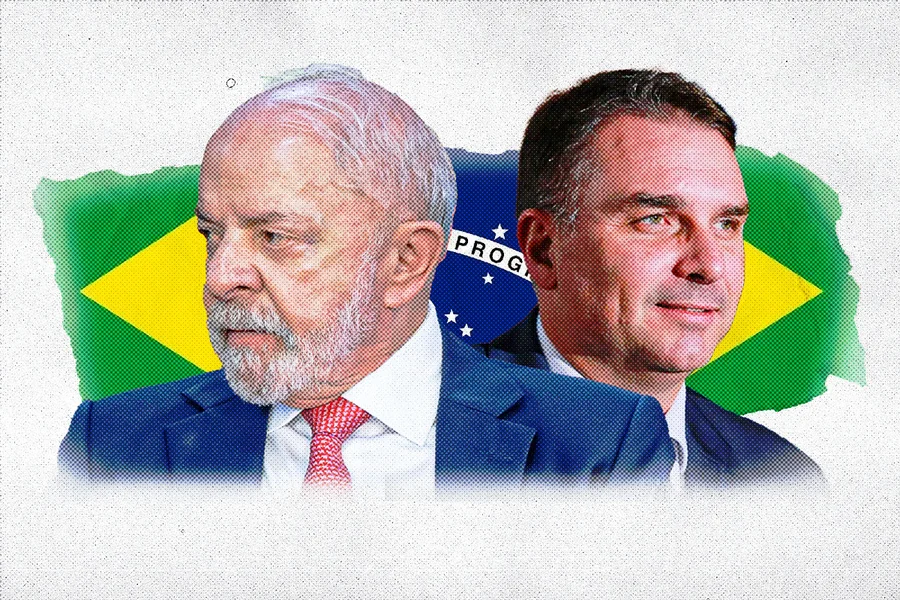 Lula e Flávio Bolsonaro empatam no 1º e 2º turnos, aponta levantamento da Paraná Pesquisas