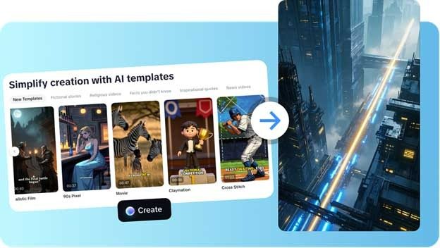 Como usar IA para criar vídeos e vídeo editor online para produzir conteúdos profissionais