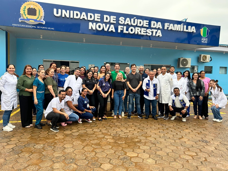 Presidente Gedeão Negreiros prestigia entrega da revitalização da USF Nova Floresta