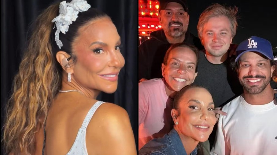 Novo affair de Ivete Sangalo marca presença em show da cantora  em Florianópolis-SC