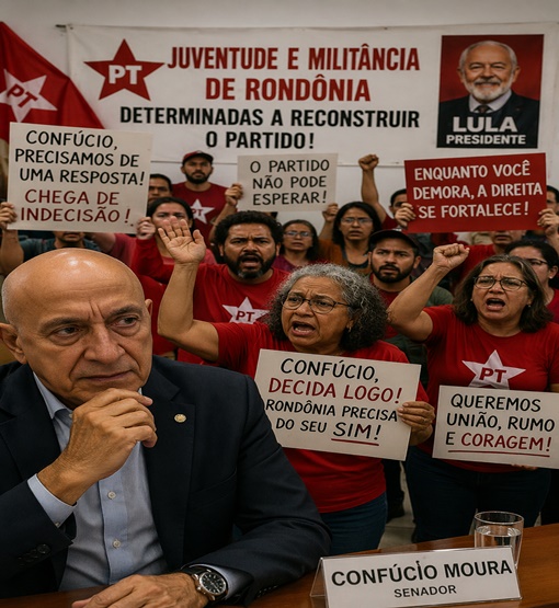 Indefinição de Confúcio trava articulação e irrita militância petista em Rondônia