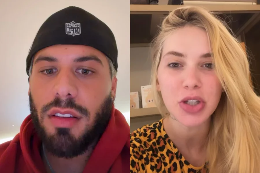 Cantor Zé Felipe manda recado para Virginia Fonseca em aniversário da ex-mulher
