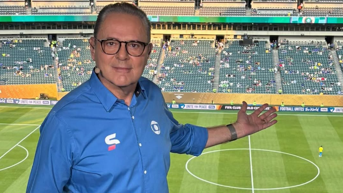 Narrador Luís Roberto fica fora da Copa do Mundo por questões de saúde; Globo se desespera
