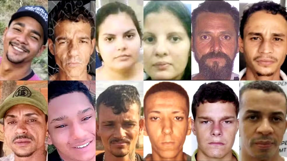 Polícia divulga fotos de 13 foragidos acusados de planejar ataque a fórum em RO