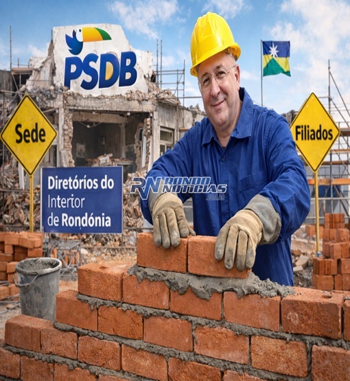 Gedeão herda PSDB falido e inicia reconstrução tijolo a tijolo em Rondônia
