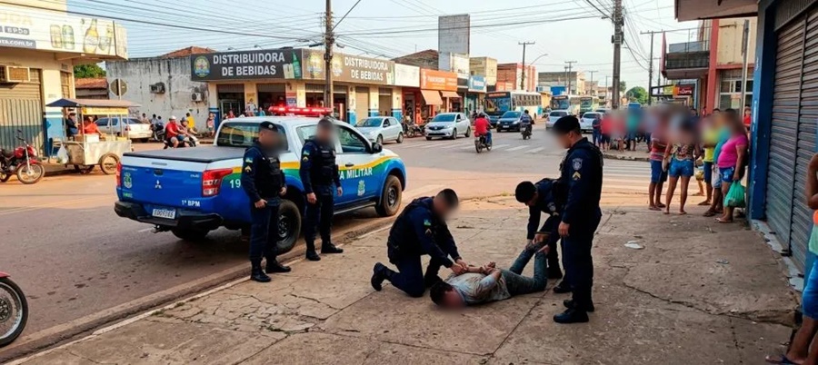 Foragido com mandados por crimes é preso após tentativa de fuga no Centro de Porto Velho