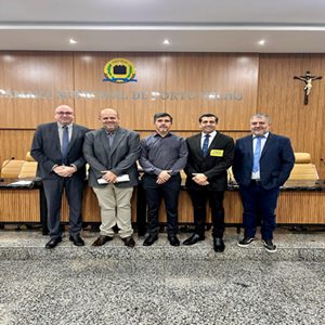 Gedeão Negreiros recebe visita institucional de vereador de Cacoal na Câmara de Porto Velho