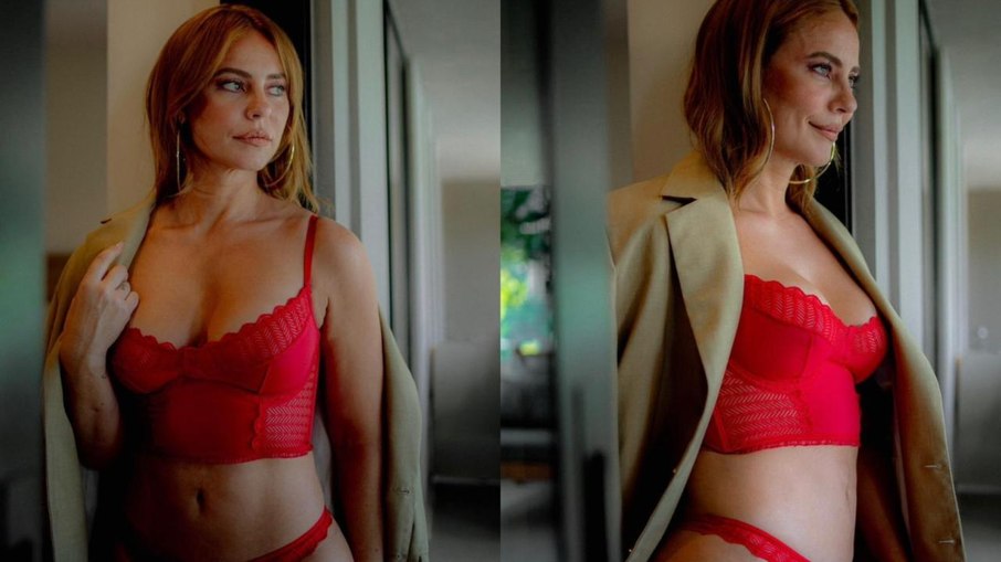 Às vésperas de completar 44 anos, Paolla Oliveira publica ensaio fotográfico de lingerie