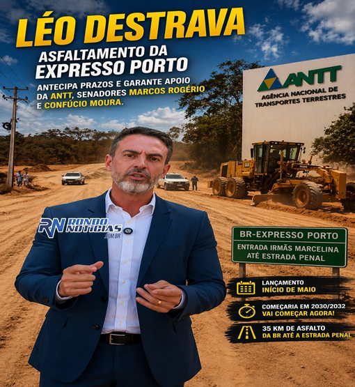 Léo Moraes arranca obra do papel e encurta década de espera em Porto Velho