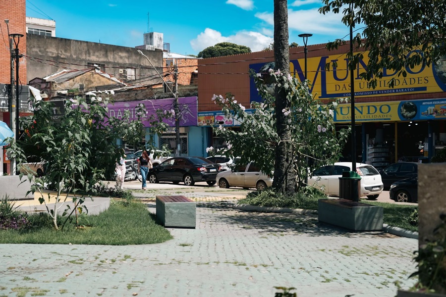 Praça Jonathas Pedrosa é símbolo da origem da cidade de Porto Velho