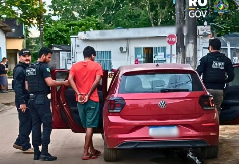 Polícia Civil prende suspeito de homicídio qualificado em Porto Velho