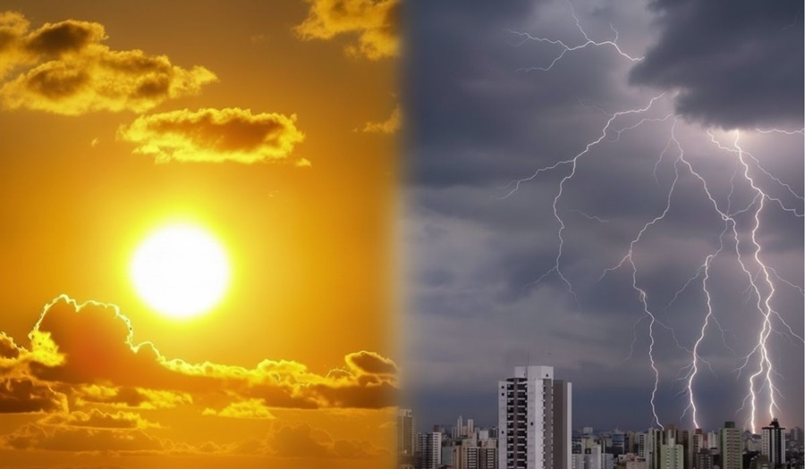 Calor intenso predomina e pancadas de chuva atingem Rondônia nesta terça-feira