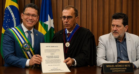Marcos Rocha escolhe Corbacho para vaga Miguel Mônico no Tribunal de Justiça