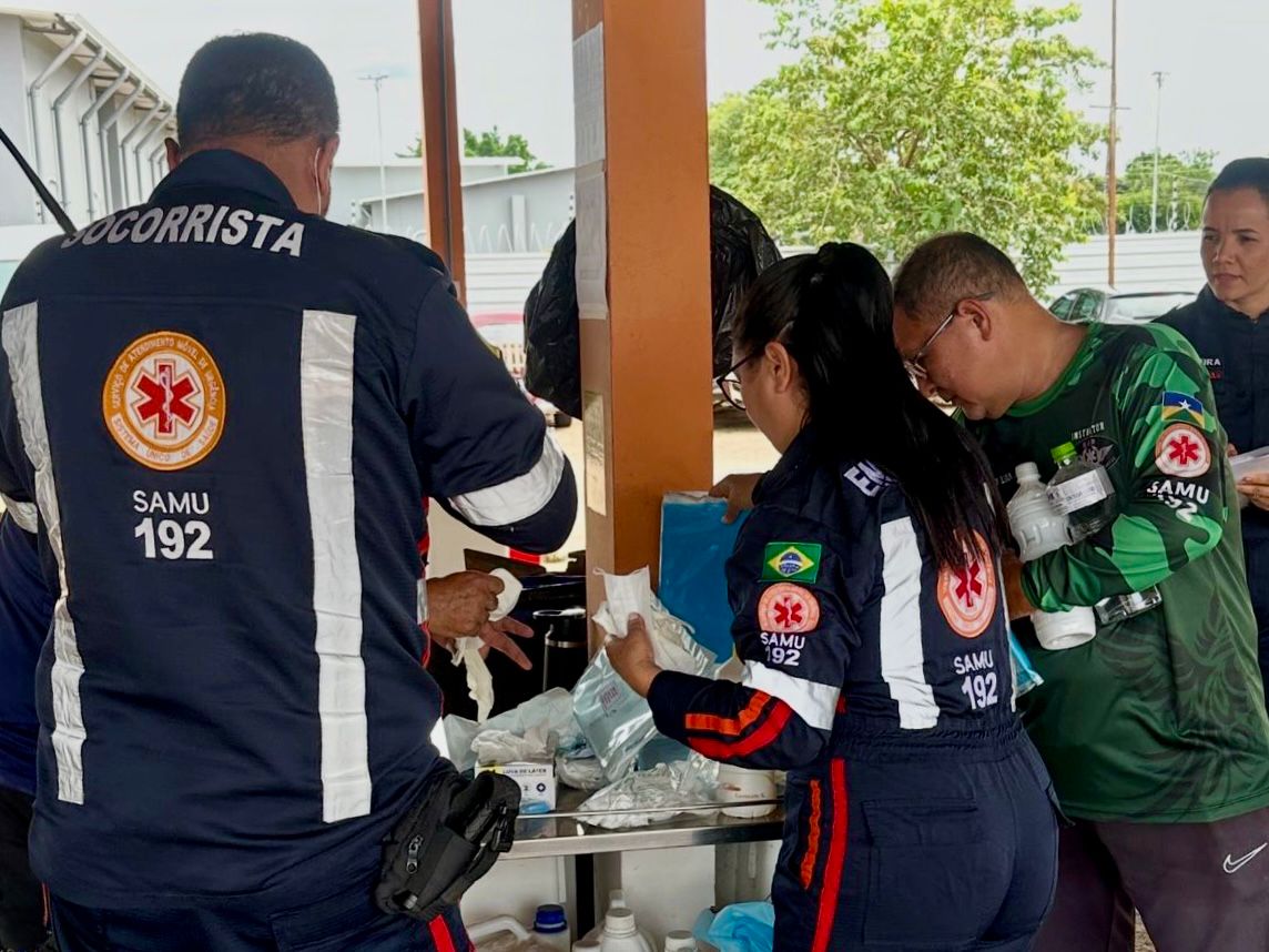 Treinamento em biossegurança capacita profissionais do Samu
