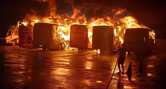 Ataques a ônibus escolares foram ordenados de dentro de presídios em Rondônia