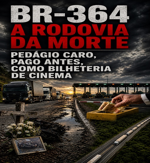 BR-364 – A rodovia da morte com pedágio caro, cobrado antes, como bilheteria de cinema