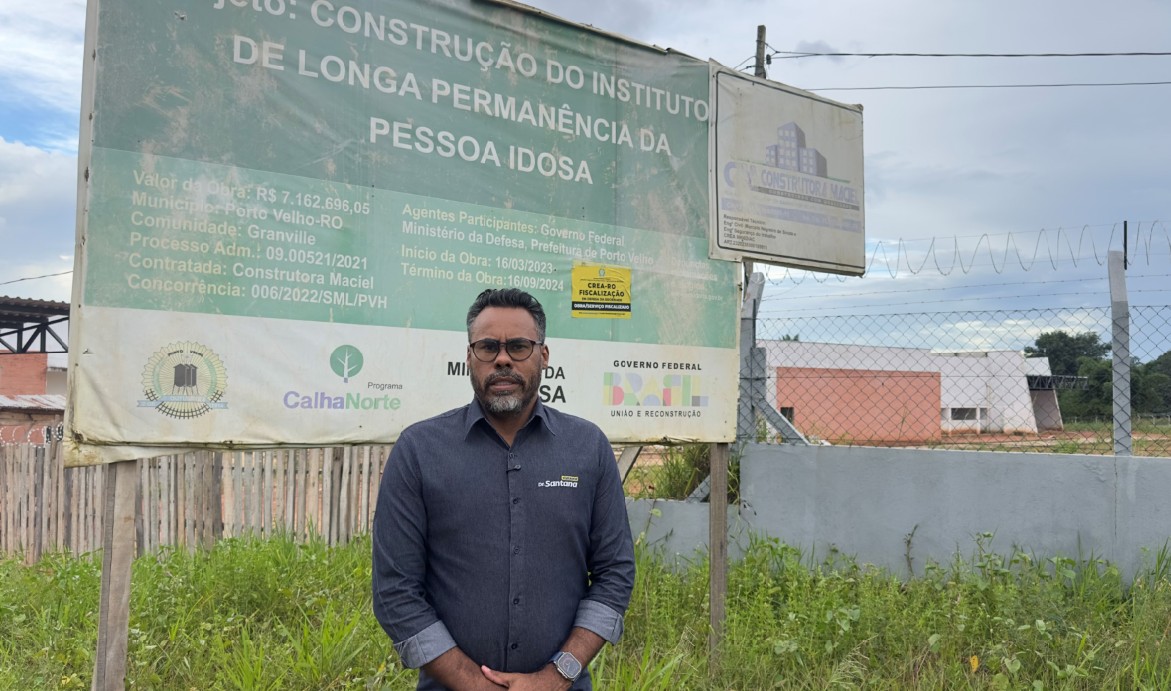 Dr. Santana denuncia demora em obras do Centro de Permanência dos Idosos na capital
