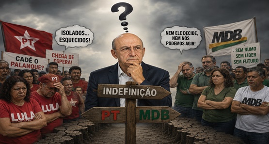 Indefinição de Confúcio Moura trava MDB e deixa PT à deriva em Rondônia